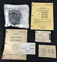 M13A2 MASK FILTER & MISC. BOOKLETS