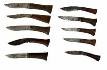 LOT/10 MINI KUKRI ACCESSORY KNIVES