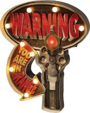 RIVERS EDGE MAGNET "WARNING YOU ARE IN RANGE" NEW