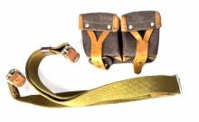 ORIGINAL RUSSIAN MOSIN NAGANT SLING & AMMO POUCH