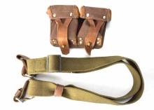 ORIGINAL RUSSIAN MOSIN NAGANT SLING & AMMO POUCH