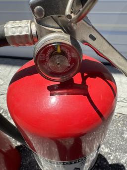 (2) FIRE EXTINGUISHER