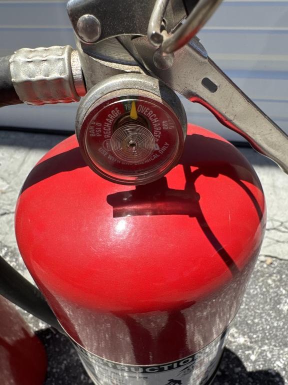 (2) FIRE EXTINGUISHER