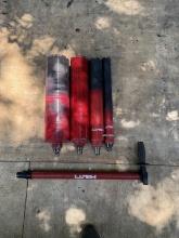 (4) HILTI CORE BIT DRILLS
