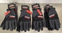 (4) GREASE MONKEY UTILTY GLOVES SIZE XL
