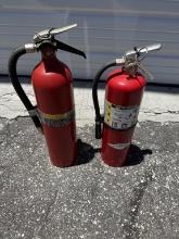 (2) FIRE EXTINGUISHER