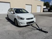 2015 HYUNDAI ACCENT WITH TOW BAR
