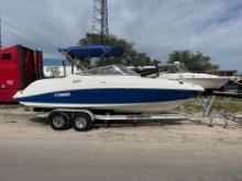 2008 YAMAHA SX 230 JET BOAT WITH TRAILER