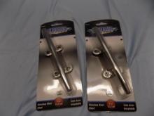 TWO 6IN STAINLESS STEEL CLEATS