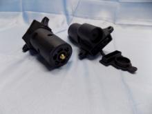 TWO 7 TO 5 TRAILER ADAPTERS WITH ALARM