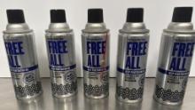 (5) 11OZ FREE ALL RUST EATER DEEP PENETRATING OIL