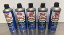 (5) 20OZ CRC HD PRO-STRENGH DEGREASER SPRAY