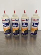 (4) 32OZ BOTTLE AMERSEAL TIRE SLIME TIRE SEALANT