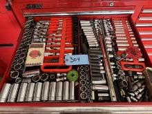 TOOL LOT DRAWER OF TOOLS (TOOLS ONLY NO TOOLBOX)