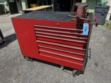 SNAP-ON TOOLBOX WITH SOME CONTENTS SEE PHOTOS
