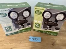 PAIR SOLAR LIGHTS IN BOX