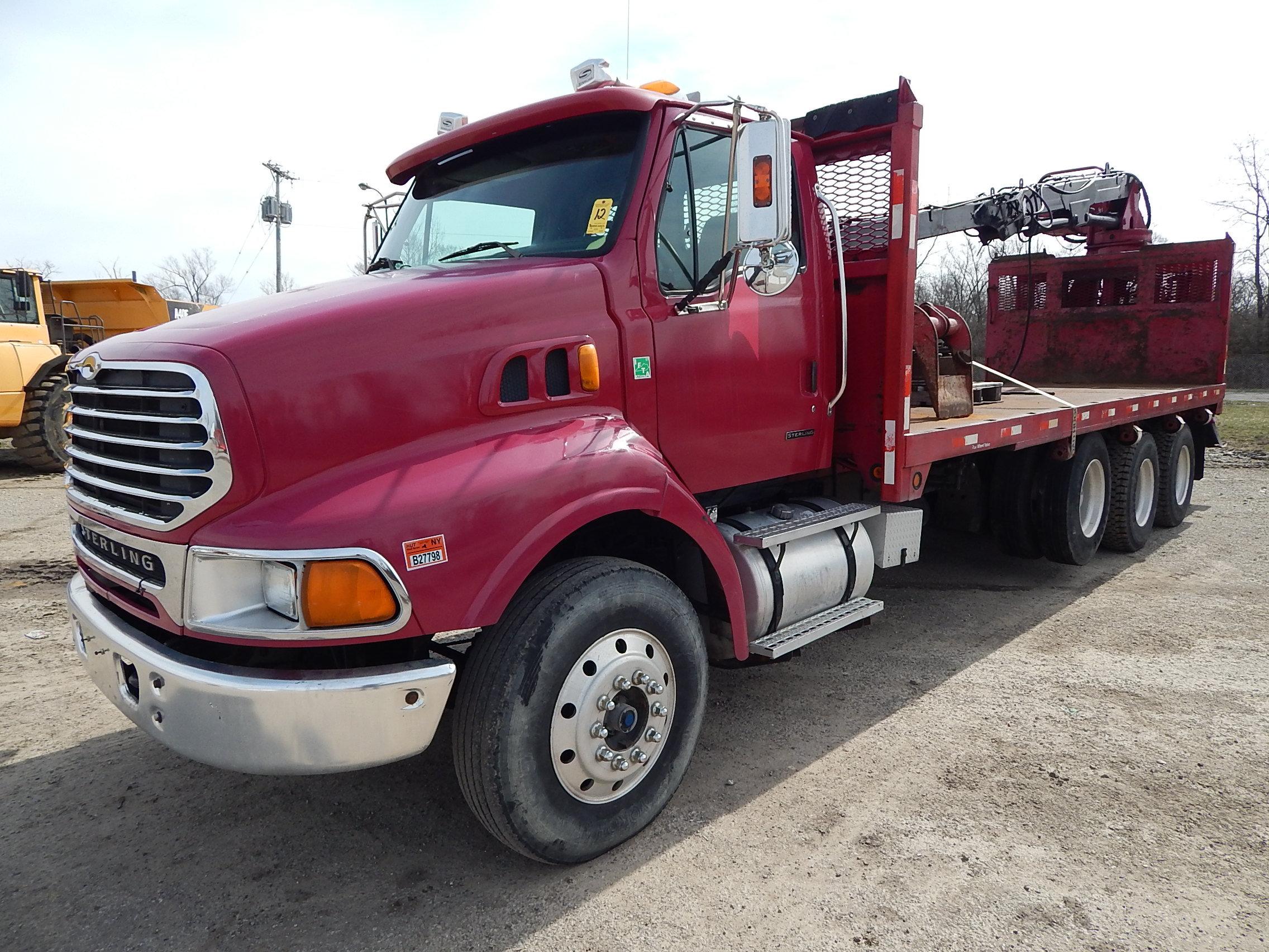 2002 Sterling LT9500 Series Tri-Axle Grapple Truck, VIN: 2FZHAZAS52AK10608,