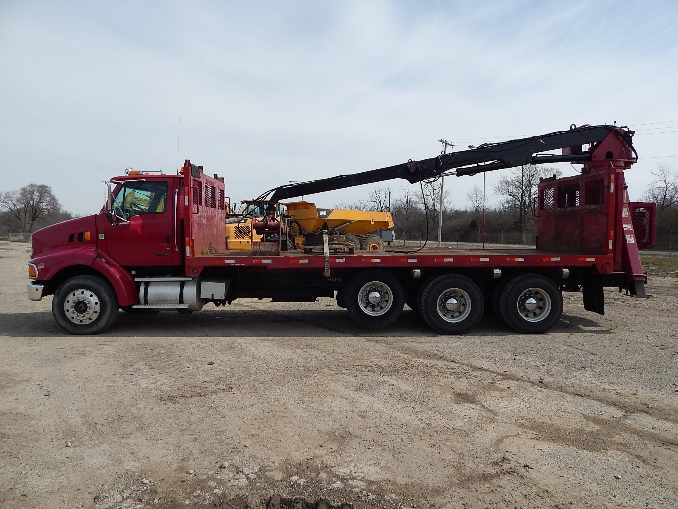 2002 Sterling LT9500 Series Tri-Axle Grapple Truck, VIN: 2FZHAZAS52AK10608,