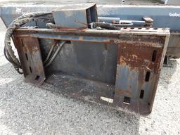 Bobcat Model M80, 6-way Dozer Blade, 80" Wide, Skid Steer Mount