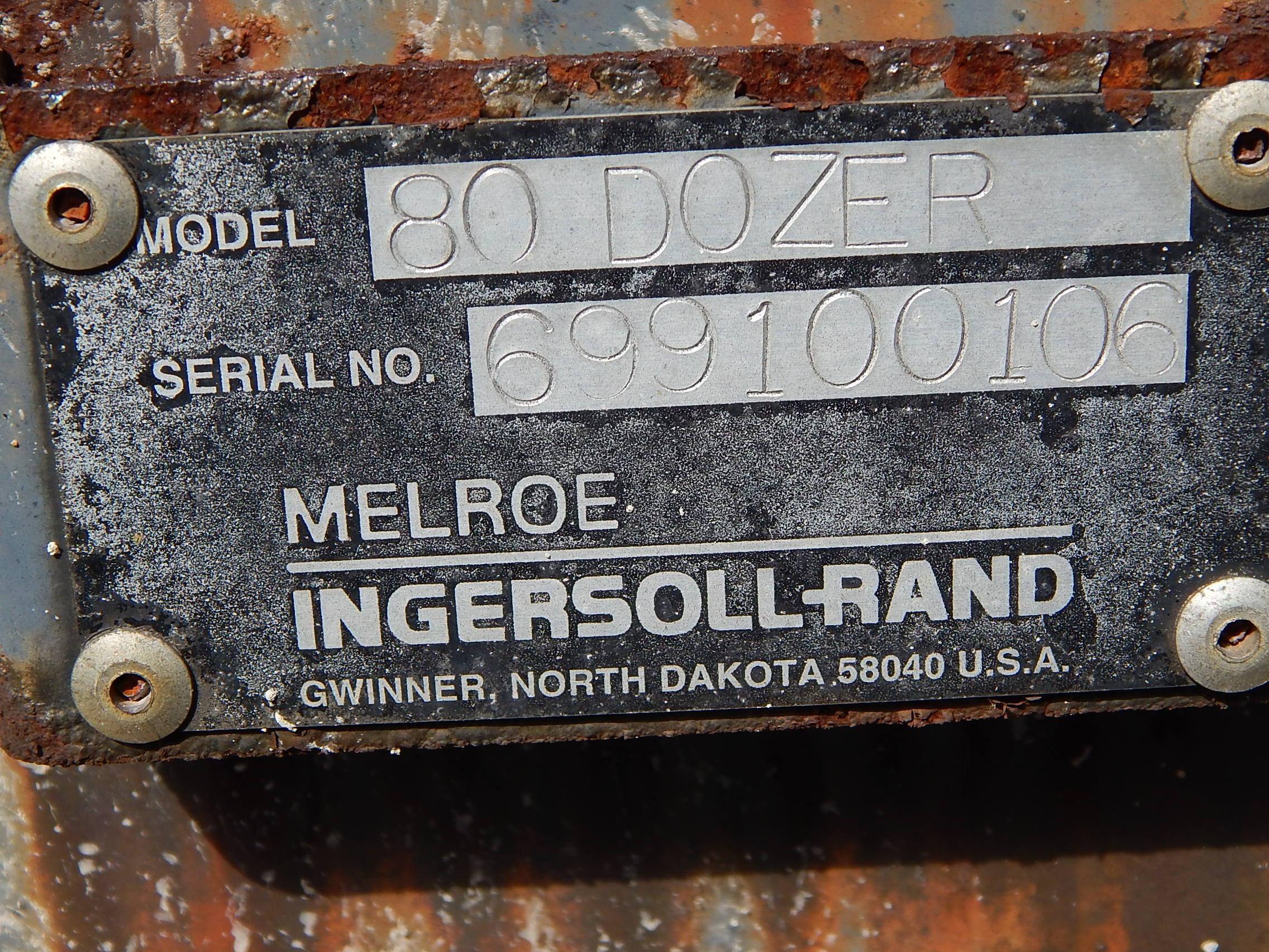 Bobcat Model M80, 6-way Dozer Blade, 80" Wide, Skid Steer Mount