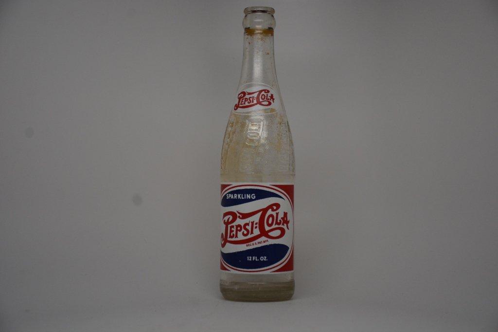 12 oz. Pepsi Cola Bottle, Mattoon, Illinois