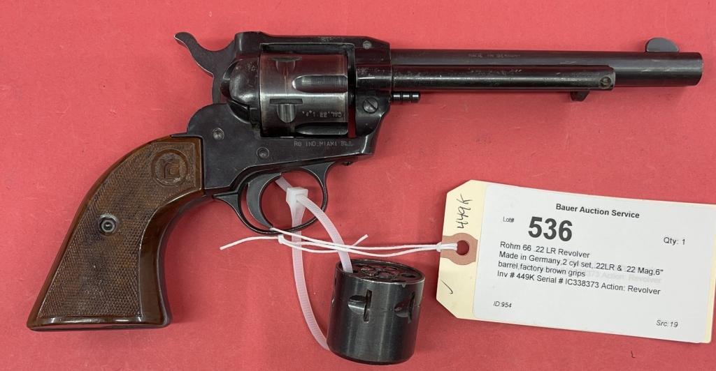 Rohm 66 .22 LR Revolver