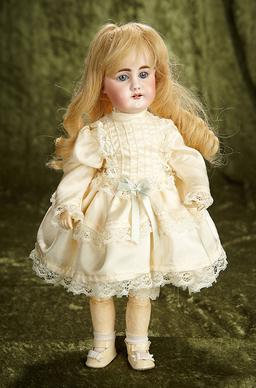14" German bisque child, 949, by Simon and Halbig. $600/800