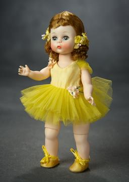 Tosca-Haired Wendy-Kins in Bright Yellow Tutu by Alexander 300/400