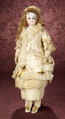 Beautiful French Bisque Poupee with Dehors Articulation from Maison Simonne 2500/3500