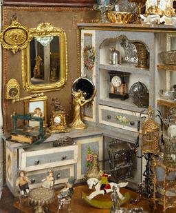 Outstanding Miniature 19th Century Boutique of Decorative Objects and Silver 3500/4500