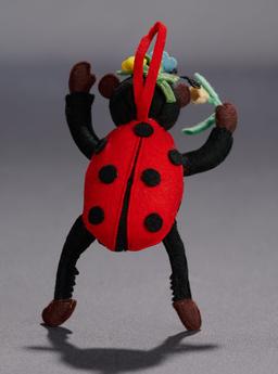 Ladybug Fetish with Floral Coronet and Hanging Loop 200/300