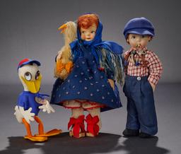 Red-Haired Impish Girl with Duckling, BC Series 400/500