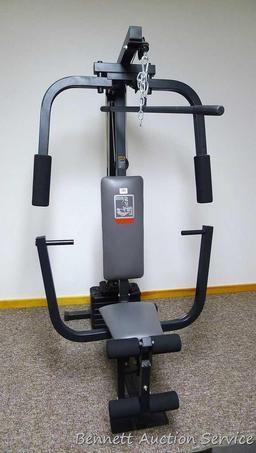 Weider 8510 home gym system Model WESY85103 is in good condition. Unit is located on second floor.