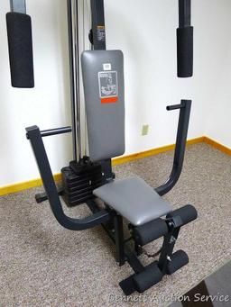 Weider 8510 home gym system Model WESY85103 is in good condition. Unit is located on second floor.