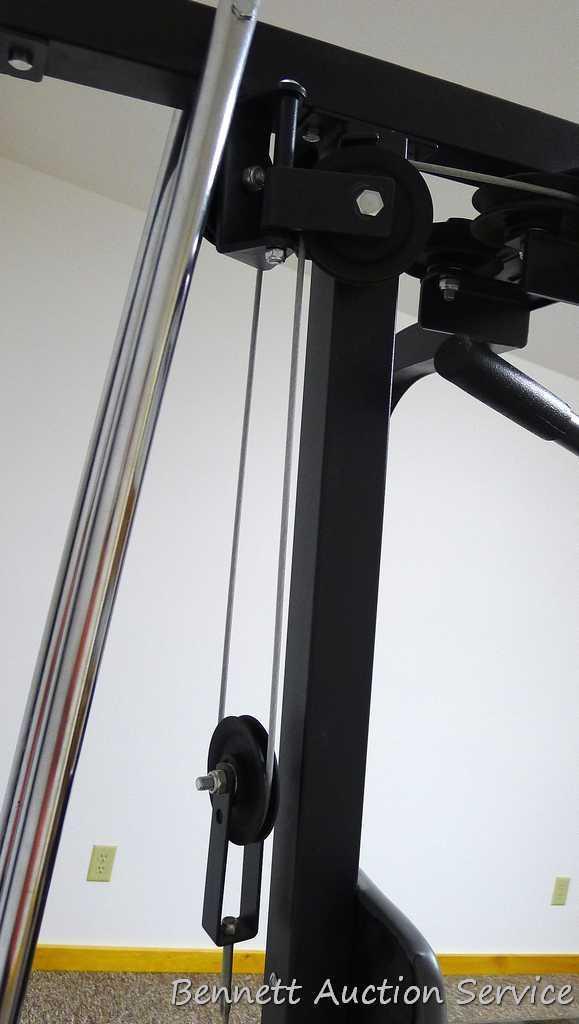 Weider 8510 home gym system Model WESY85103 is in good condition. Unit is located on second floor.