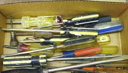Snap On, Stanley, and other screwdrivers up to 12" long.