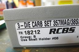 RCBS carbide three die set for .357 Mag, .38 Special, .357 Max.