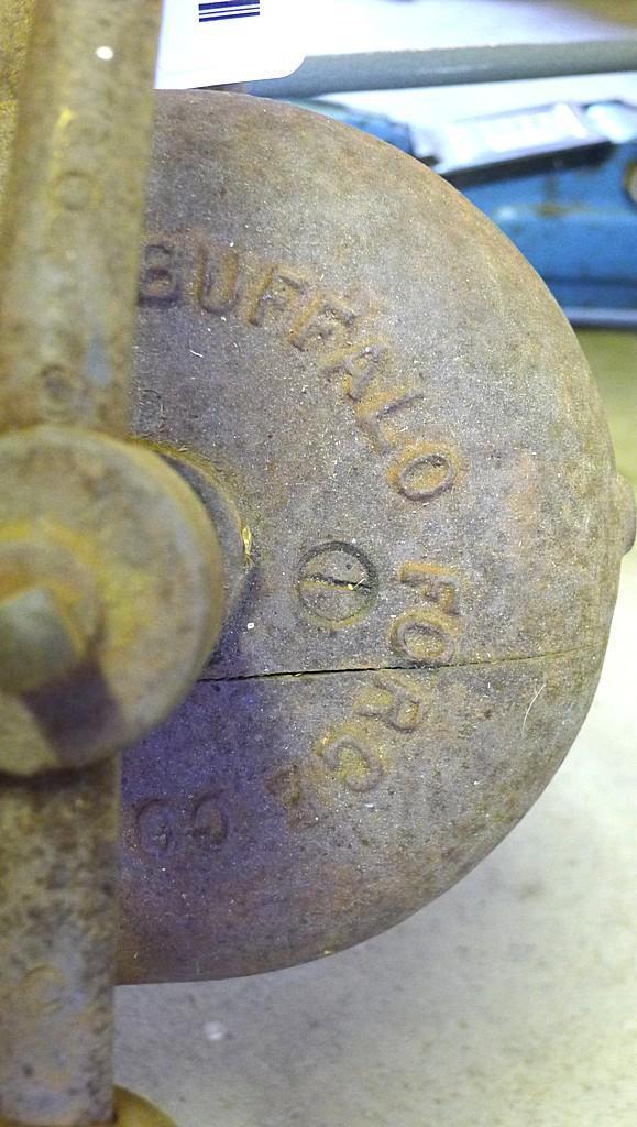 Buffalo No. 200 Silent forge blower, works. Approx. 17" x 13" x 11".