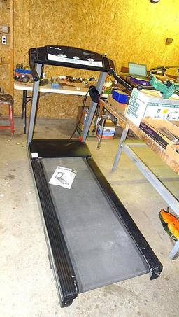 SportsArt 3100 treadmill is in very good condition and runs well. Folds for easy storage. Includes
