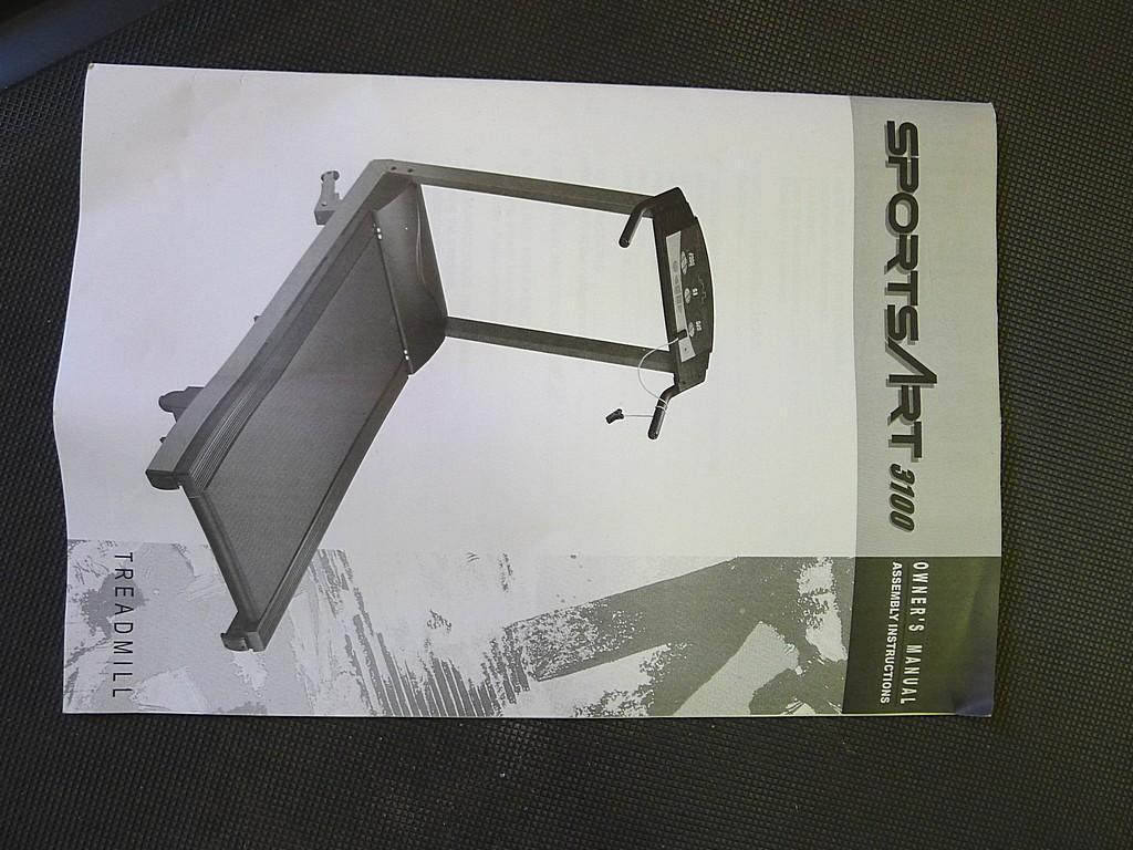 SportsArt 3100 treadmill is in very good condition and runs well. Folds for easy storage. Includes