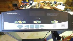 SportsArt 3100 treadmill is in very good condition and runs well. Folds for easy storage. Includes