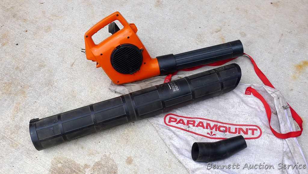 Paramount "Wind Broom" with bag, extension, and vac attachment.