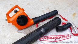 Paramount "Wind Broom" with bag, extension, and vac attachment.