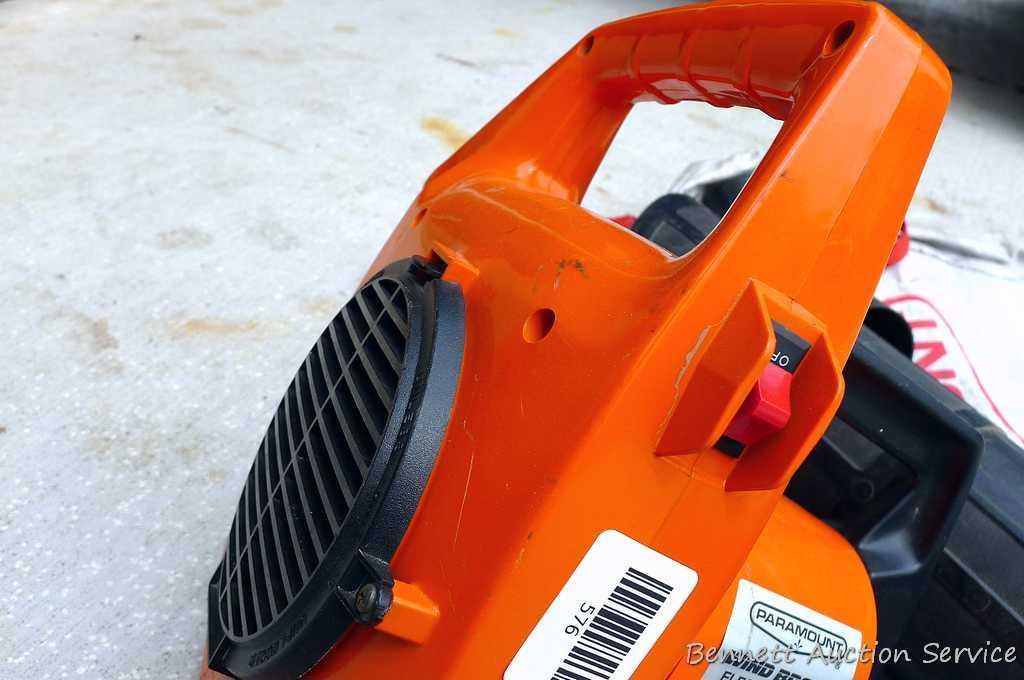 Paramount "Wind Broom" with bag, extension, and vac attachment.
