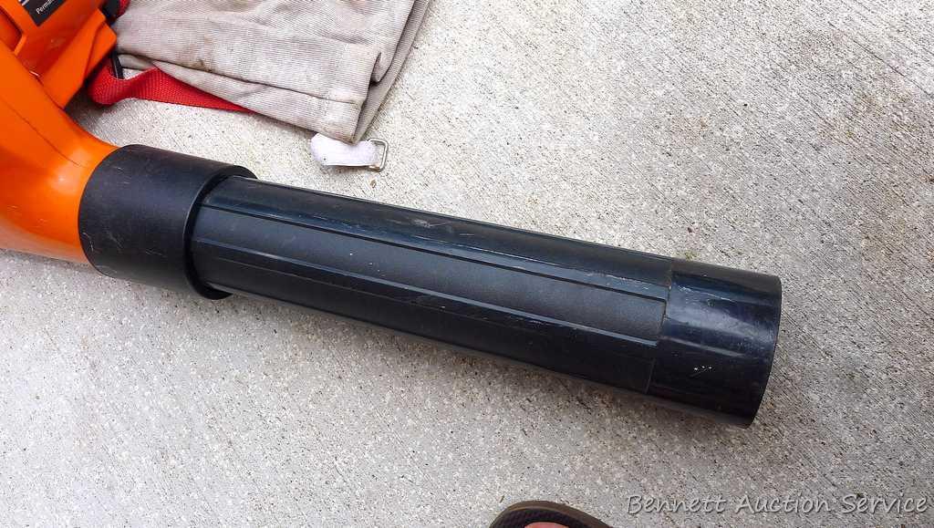 Paramount "Wind Broom" with bag, extension, and vac attachment.