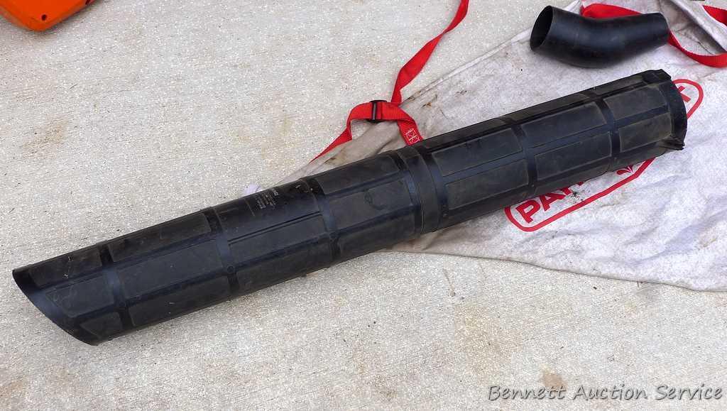 Paramount "Wind Broom" with bag, extension, and vac attachment.