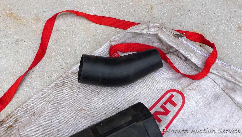 Paramount "Wind Broom" with bag, extension, and vac attachment.