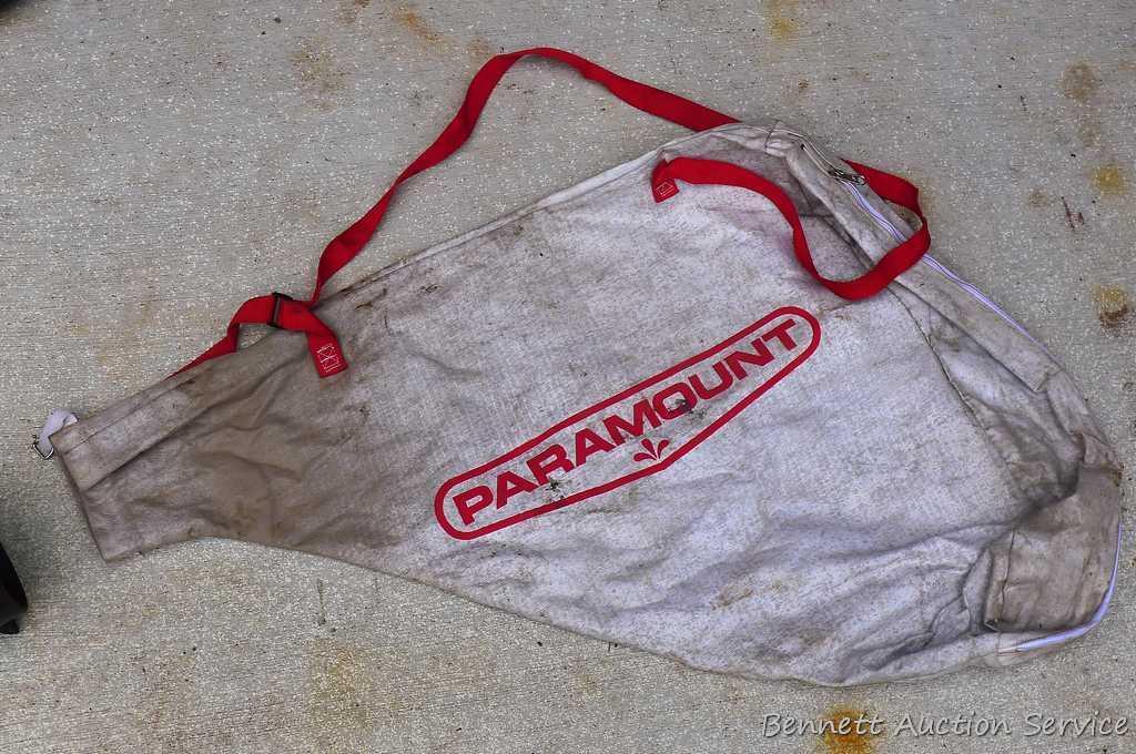 Paramount "Wind Broom" with bag, extension, and vac attachment.