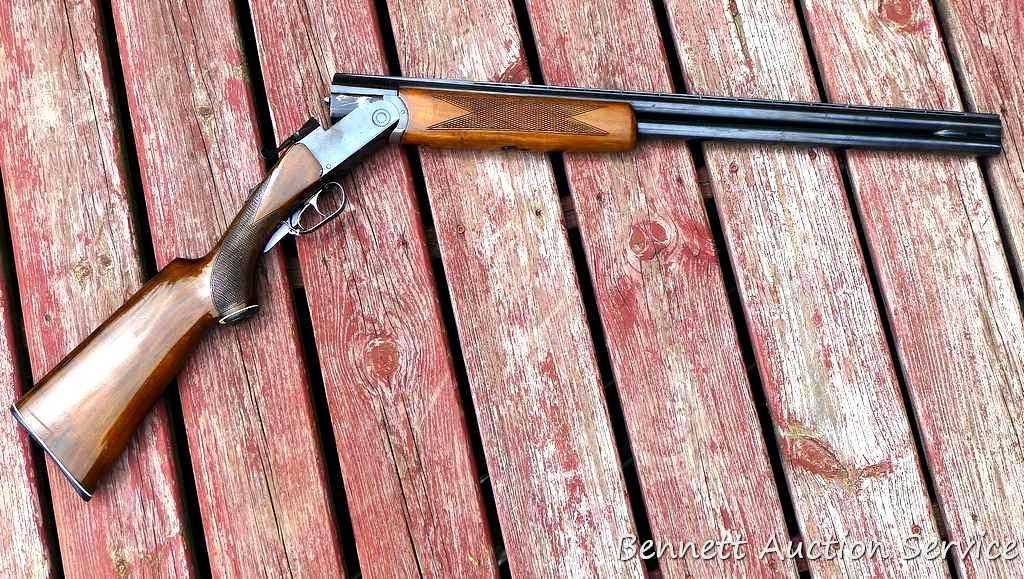 12 gauge over/under shotgun with double triggers and 28" barrels, manufactured by Boito for KMart