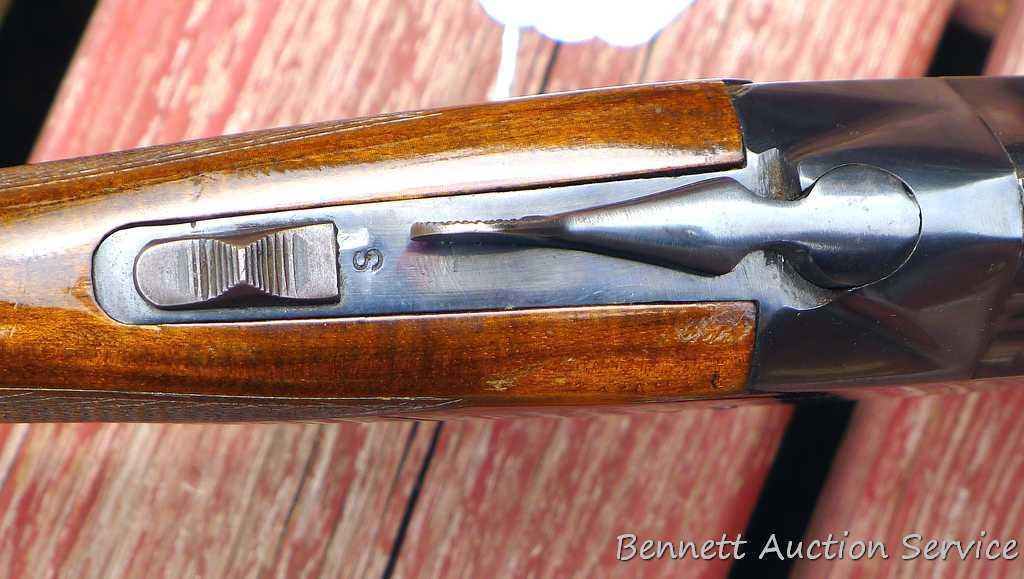 12 gauge over/under shotgun with double triggers and 28" barrels, manufactured by Boito for KMart